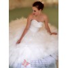 Ebony - Strapless A-Line Wedding Dress
